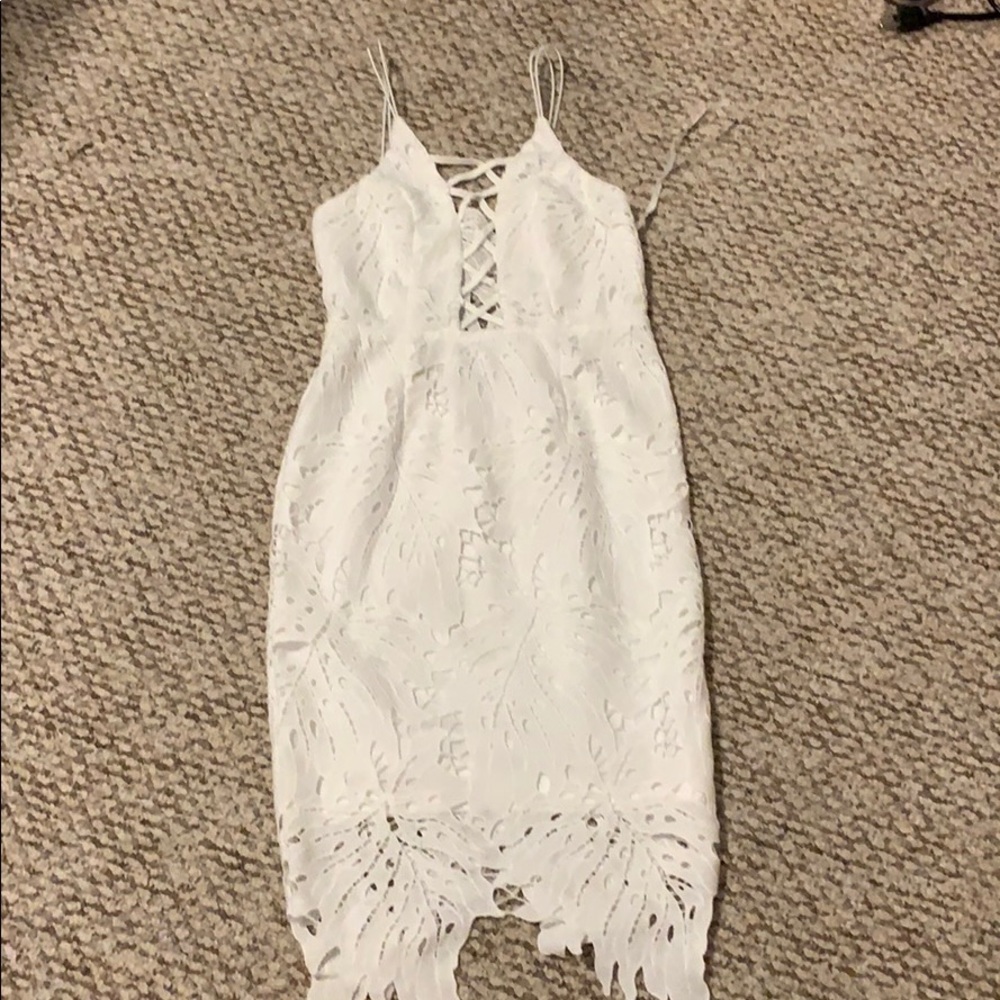 Beautiful lace white dress